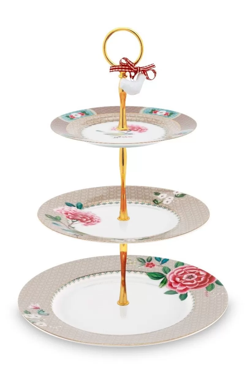 Best Sale Pip Studio Blushing Birds Etagere 3 Ebenen Khaki