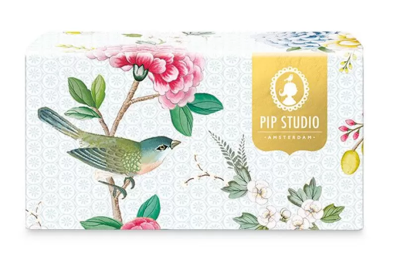 Best Pip Studio Blushing Birds Set/2 Espresso Tassen & Untertassen Weis