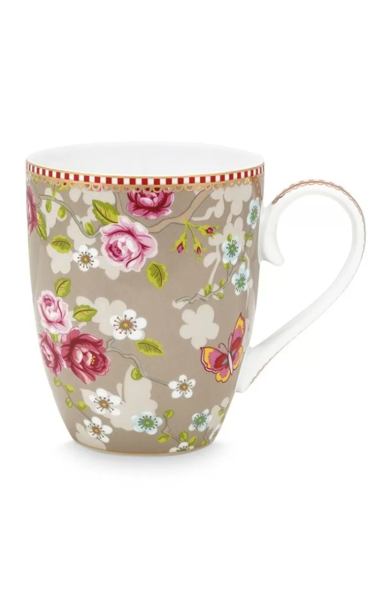 Shop Pip Studio Early Bird Tasse Gross Chinese Rose Khaki