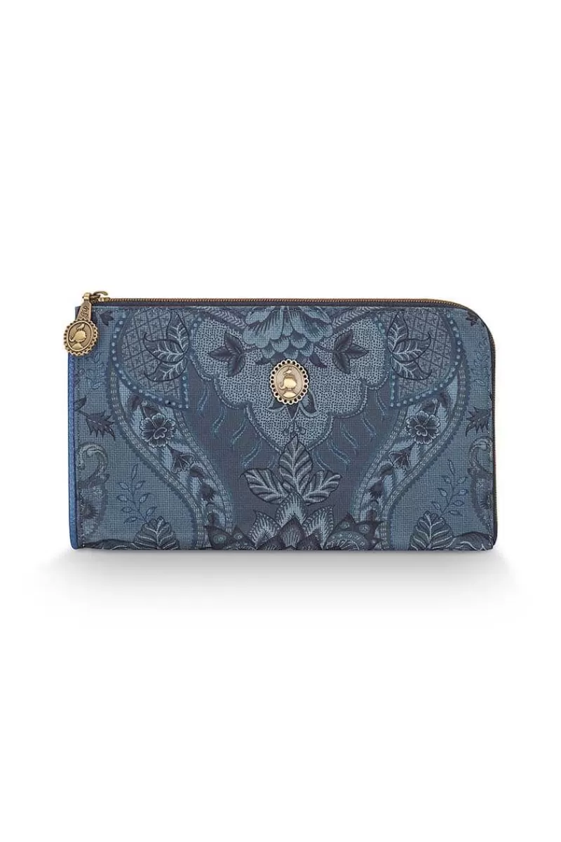 Flash Sale Pip Studio Flaches Necessaire Reisverschluss Kyoto Festival Blau