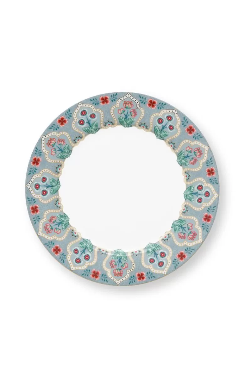 Hot Pip Studio Flower Festival Frühstücksteller Hell 21 Cm Blau