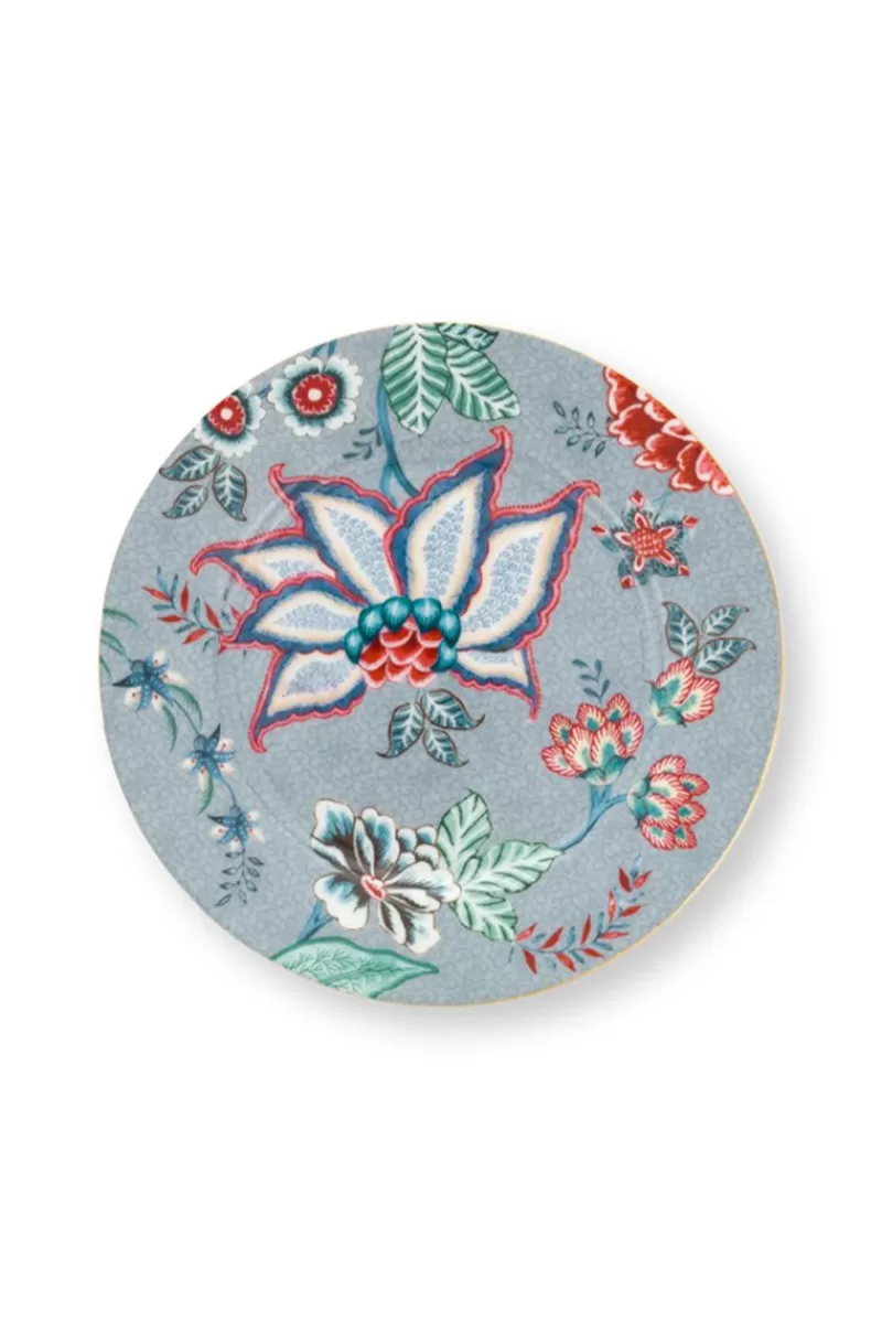 Cheap Pip Studio Flower Festival Gebäckteller Hell 17 Cm Blau