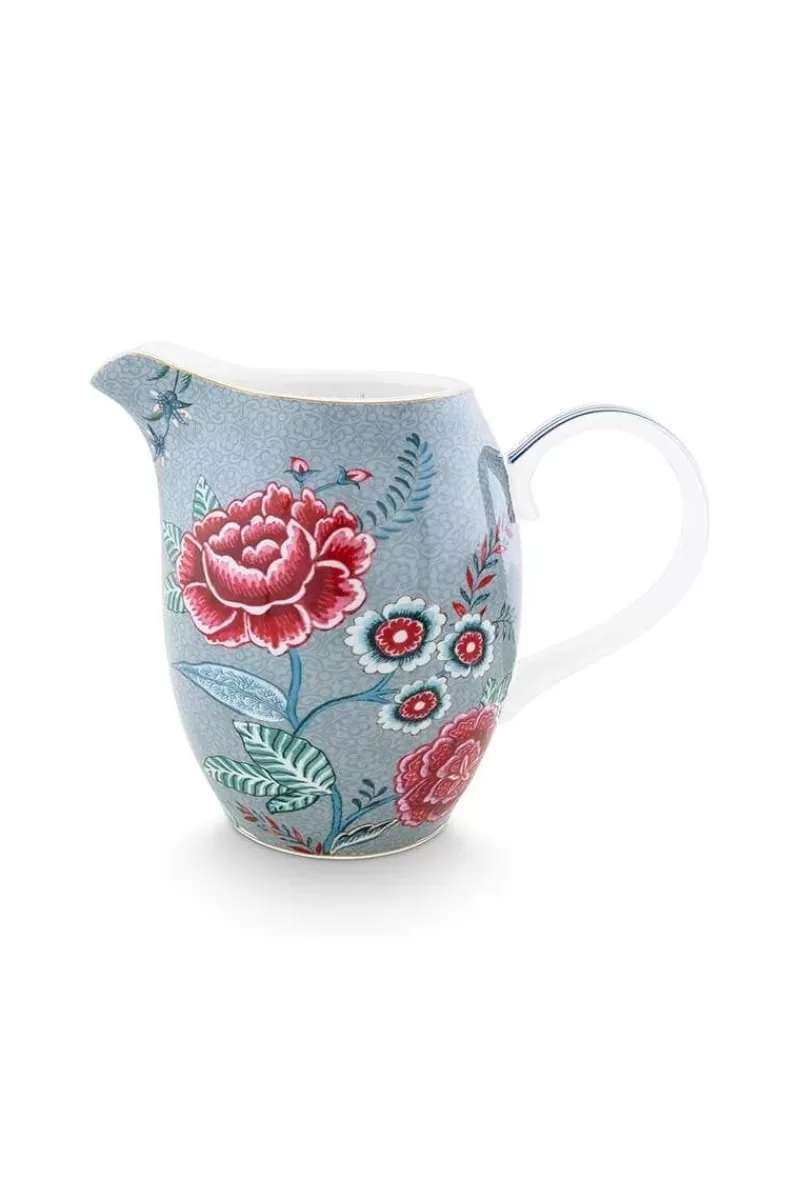 Outlet Pip Studio Flower Festival Kanne Gross Blau