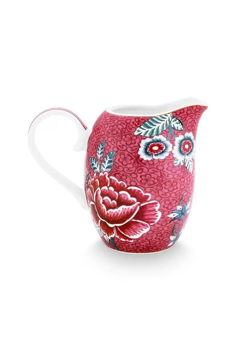 Cheap Pip Studio Flower Festival Kanne Klein Dunkel Rosa