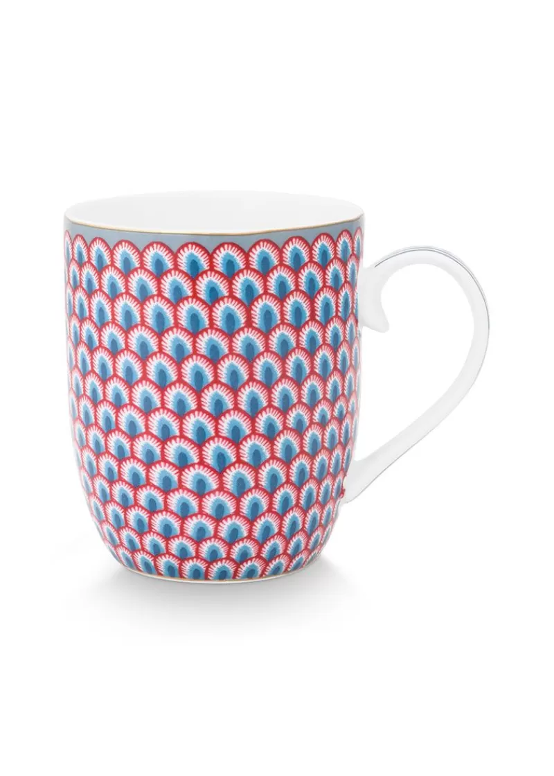 Discount Pip Studio Flower Festival Tasse Klein Rot/Hellblau Mehrfarbig