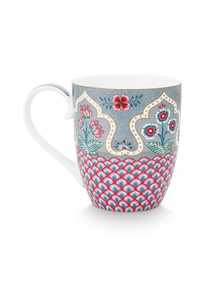 Cheap Pip Studio Flower Festival Tasse Xl Deco Hell Blau