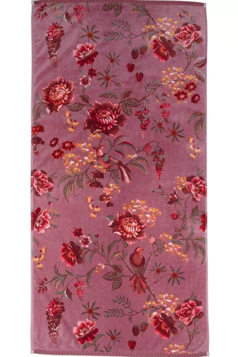 Flash Sale Pip Studio Grose Handtuch Secret Garden Mauve 70X140Cm Violett