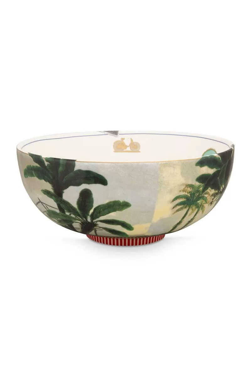 Online Pip Studio Heritage Schale Palme Grun 23 Cm