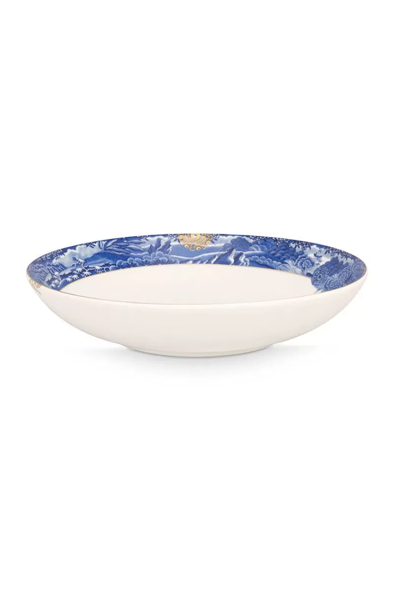 Clearance Pip Studio Heritage Suppenteller Grenze Blau 25.5 Cm