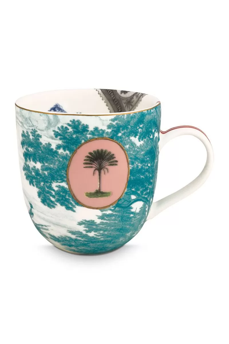 Hot Pip Studio Heritage Tasse Large Boot Aqua Blau