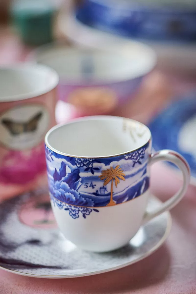 Discount Pip Studio Heritage Tasse Small Grenze Blau