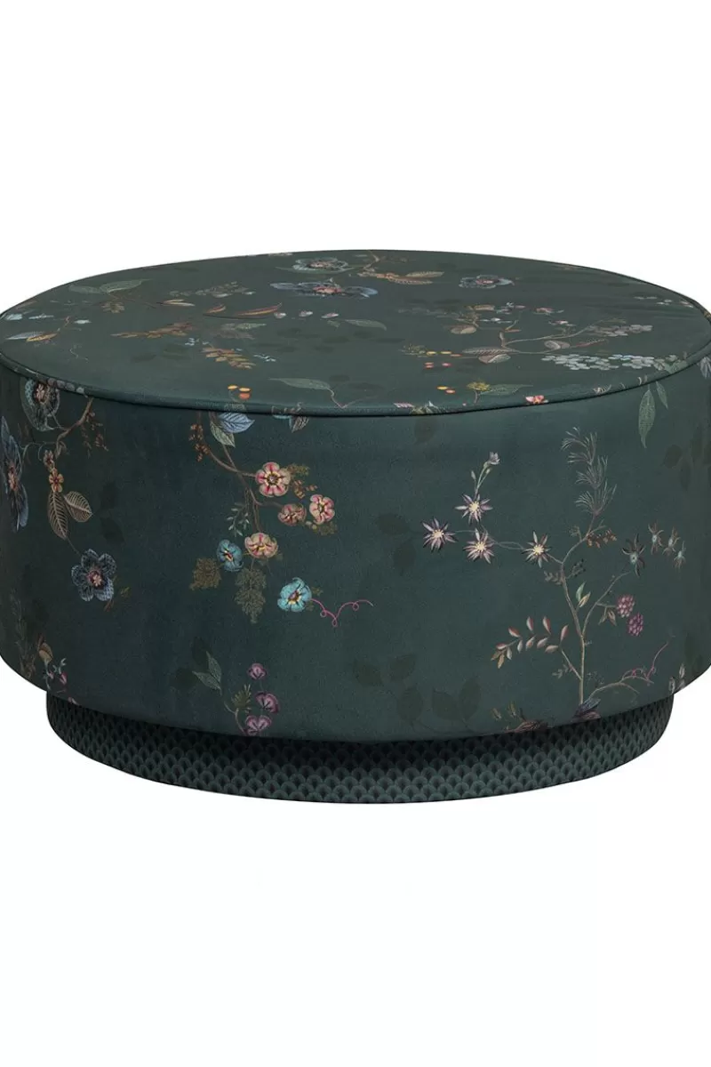 Store Pip Studio Hocker Large Kawai Flower Grun