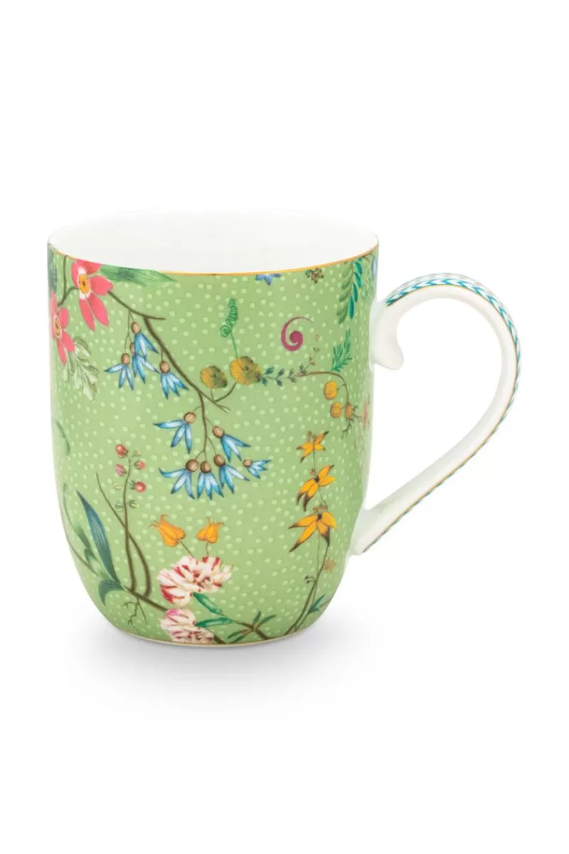 Best Sale Pip Studio Jolie Tasse Klein Blumen Grun