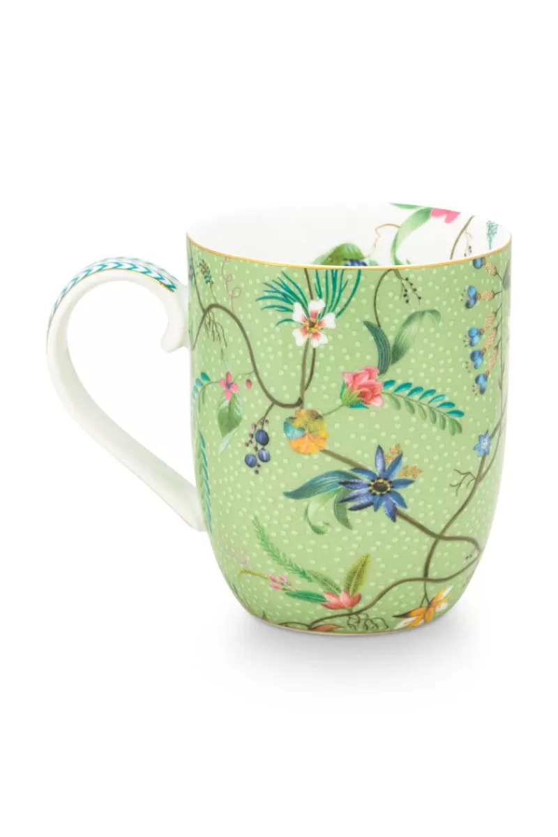 Best Sale Pip Studio Jolie Tasse Klein Blumen Grun