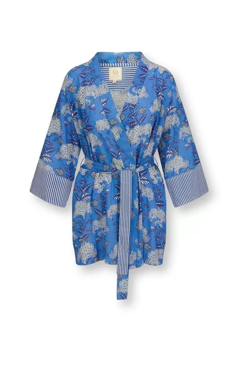 Best Sale Pip Studio Kimono Flora Firenze Kobalt Blau