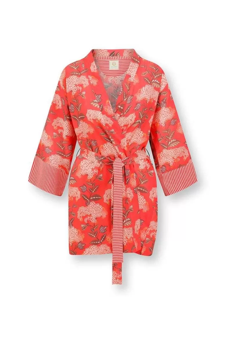 Clearance Pip Studio Kimono Flora Firenze Koralle Rot