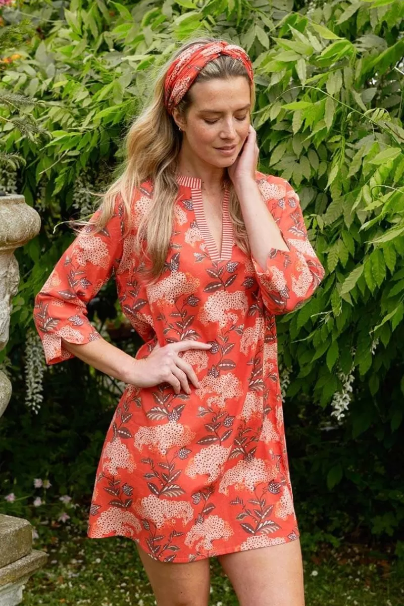 Sale Pip Studio Kleid Flora Firenze Koralle Rot