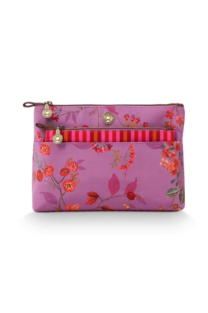 Online Pip Studio Kosmetiktasche Kawai Flower Fuchsia