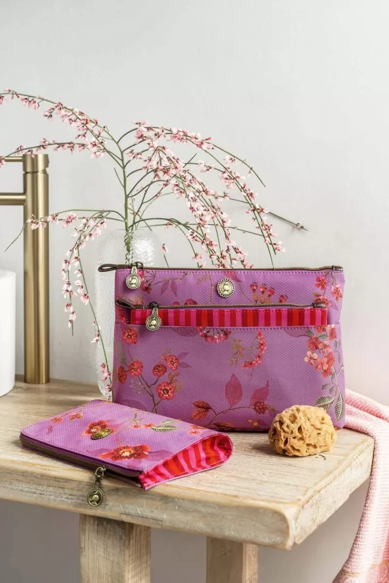 Online Pip Studio Kosmetiktasche Kawai Flower Fuchsia