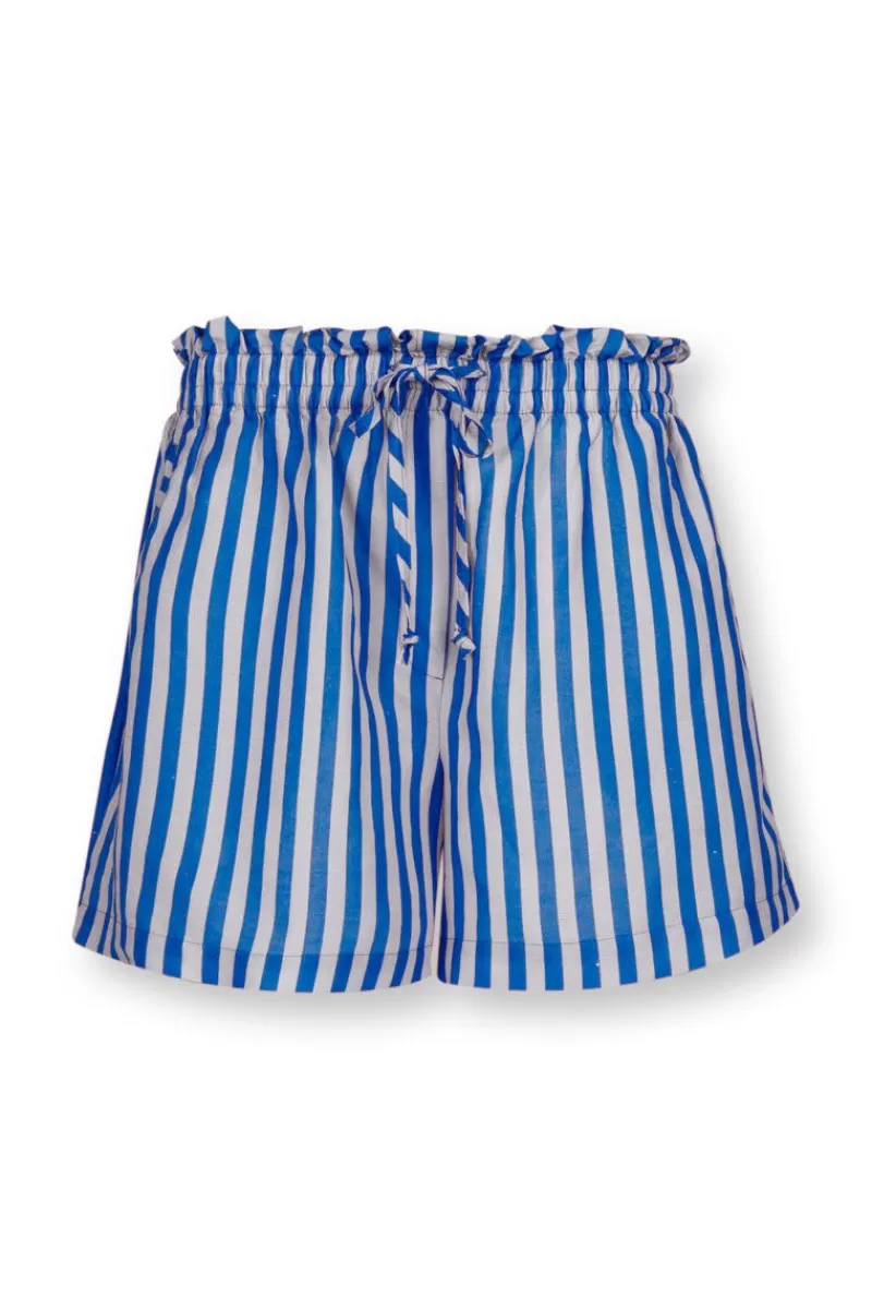 Clearance Pip Studio Kurze Hose Sumo Stripe Blau