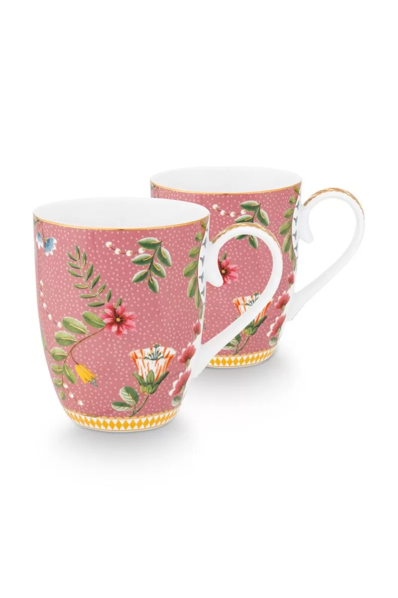 Cheap Pip Studio La Majorelle Set/2 Tassen Gross Rosa