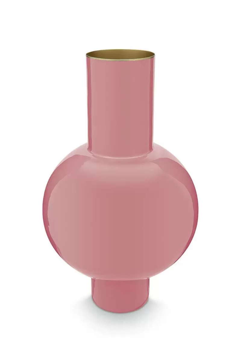 Online Pip Studio Metall Vase 40Cm Rosa