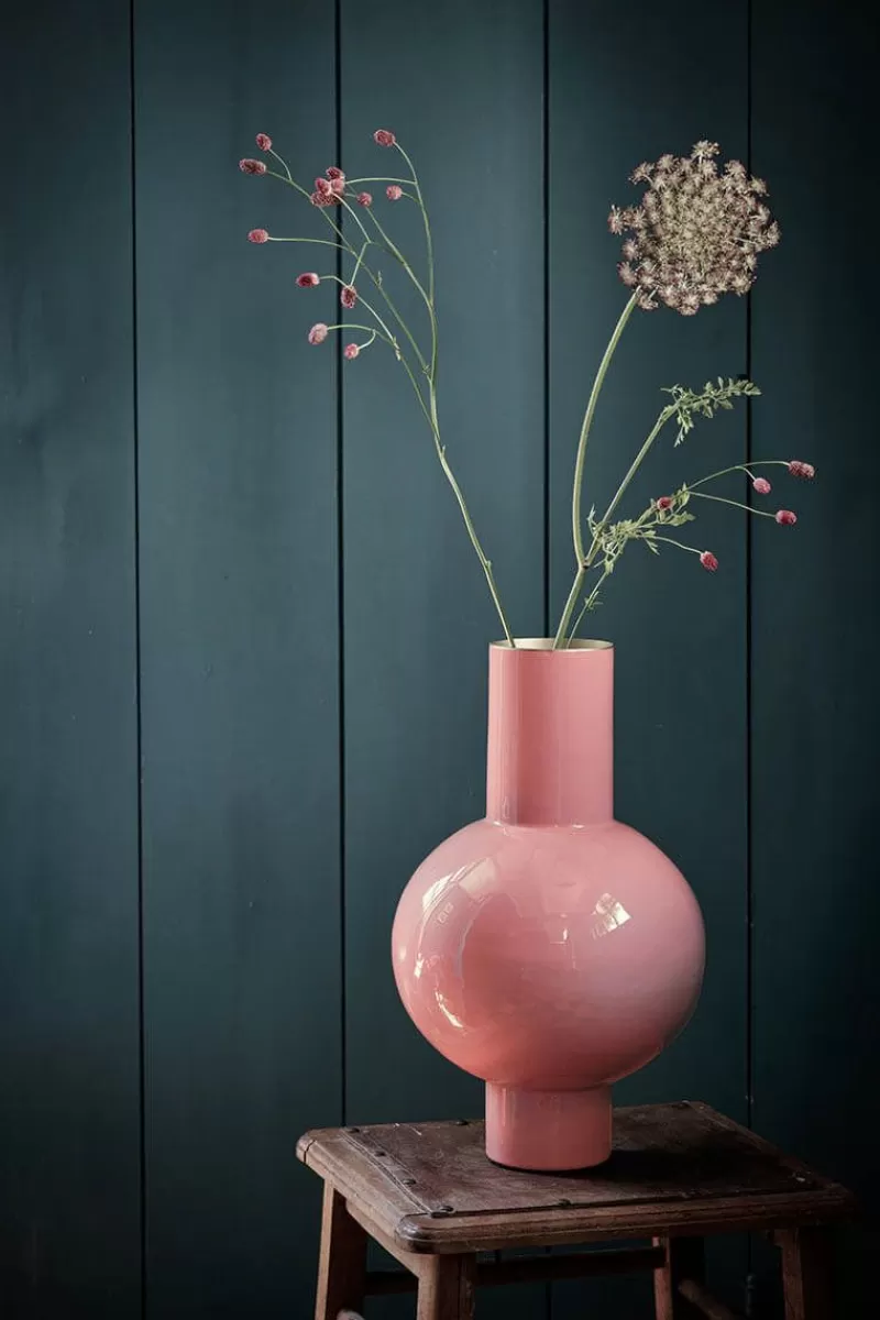 Online Pip Studio Metall Vase 40Cm Rosa