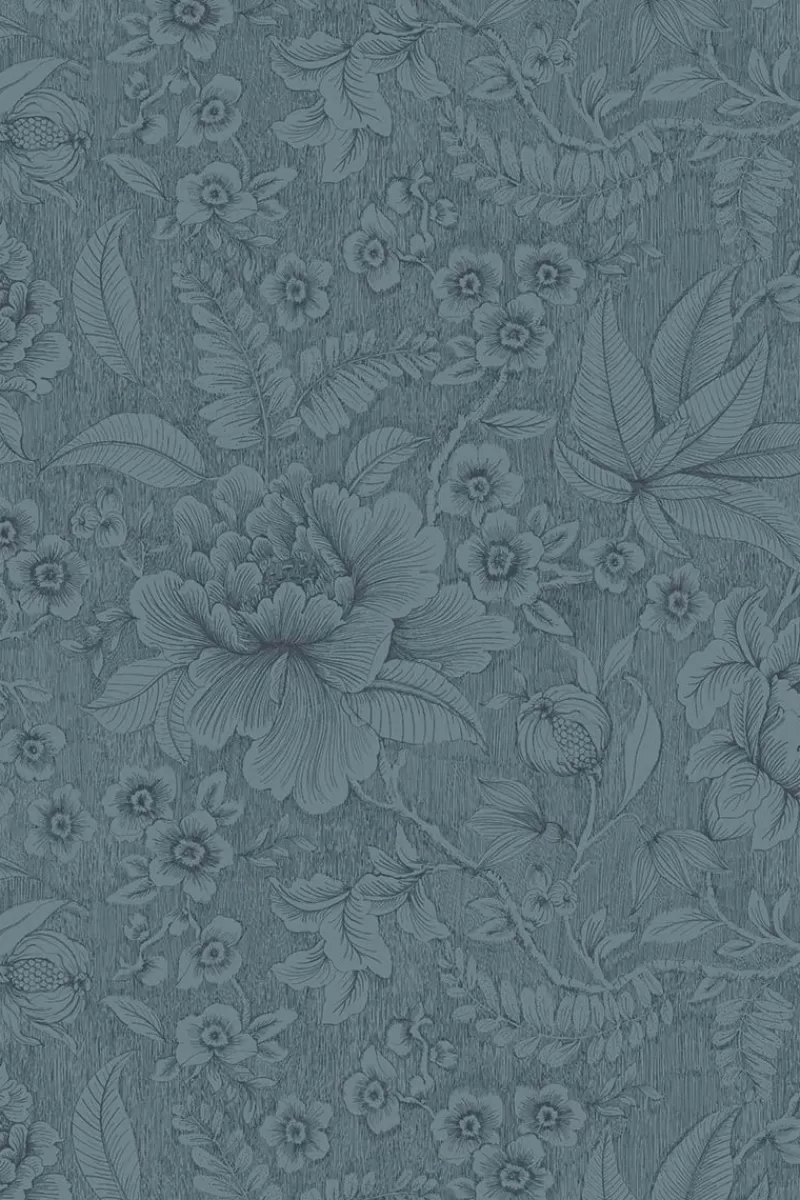 Best Pip Studio Casa Dei Fiori Vliestapete Denim Blau