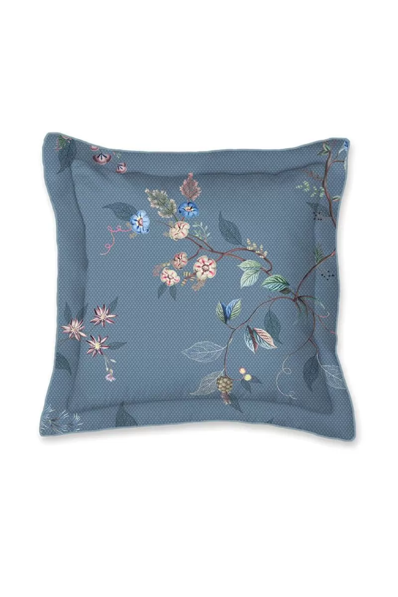 Flash Sale Pip Studio Quadratisches Zierkissen Kawai Flower Blau