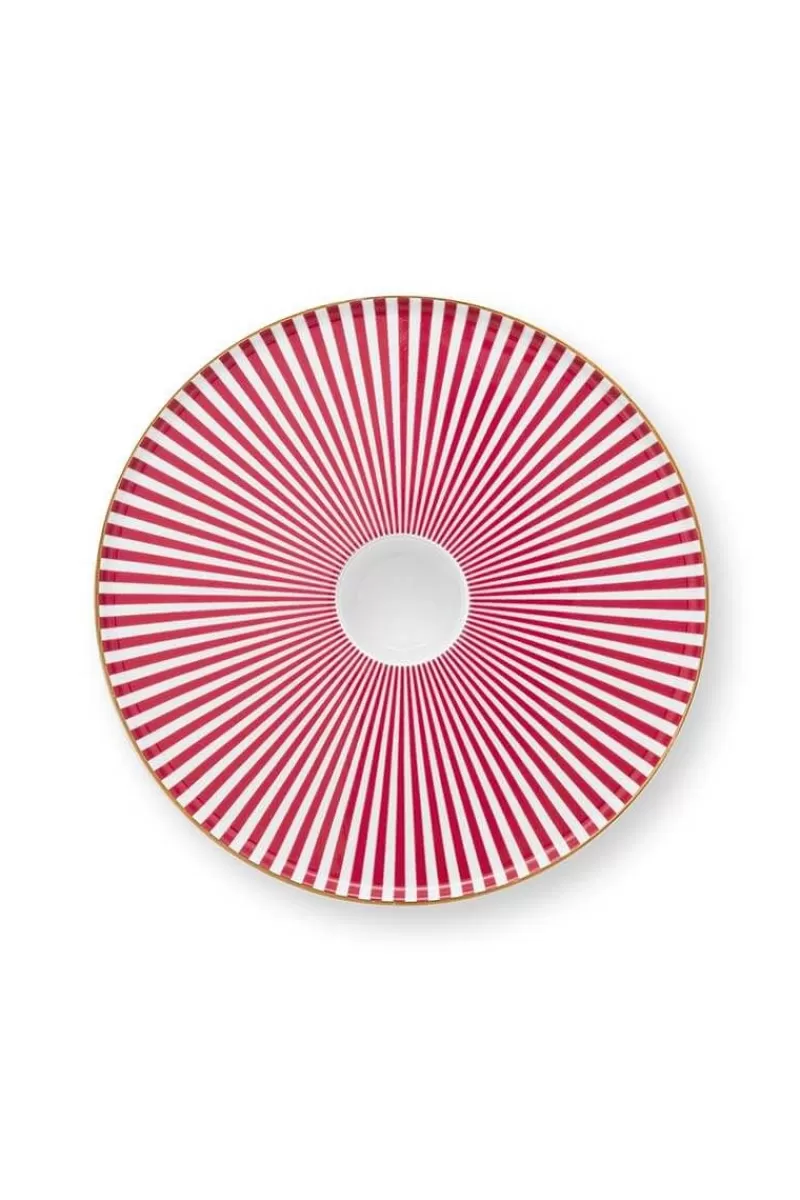 Cheap Pip Studio Royal Stripes Kerze Schale 14Cm Rosa