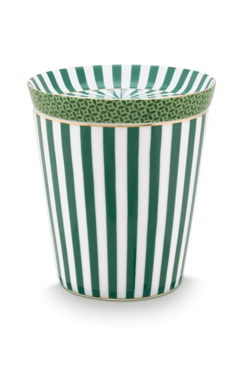 Best Pip Studio Royal Stripes Tasse & Teebeutelablage Grun