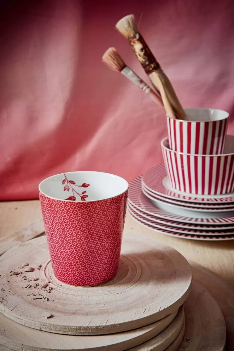 Outlet Pip Studio Royal Stripes Tasse Fliesen Dunkel Rosa