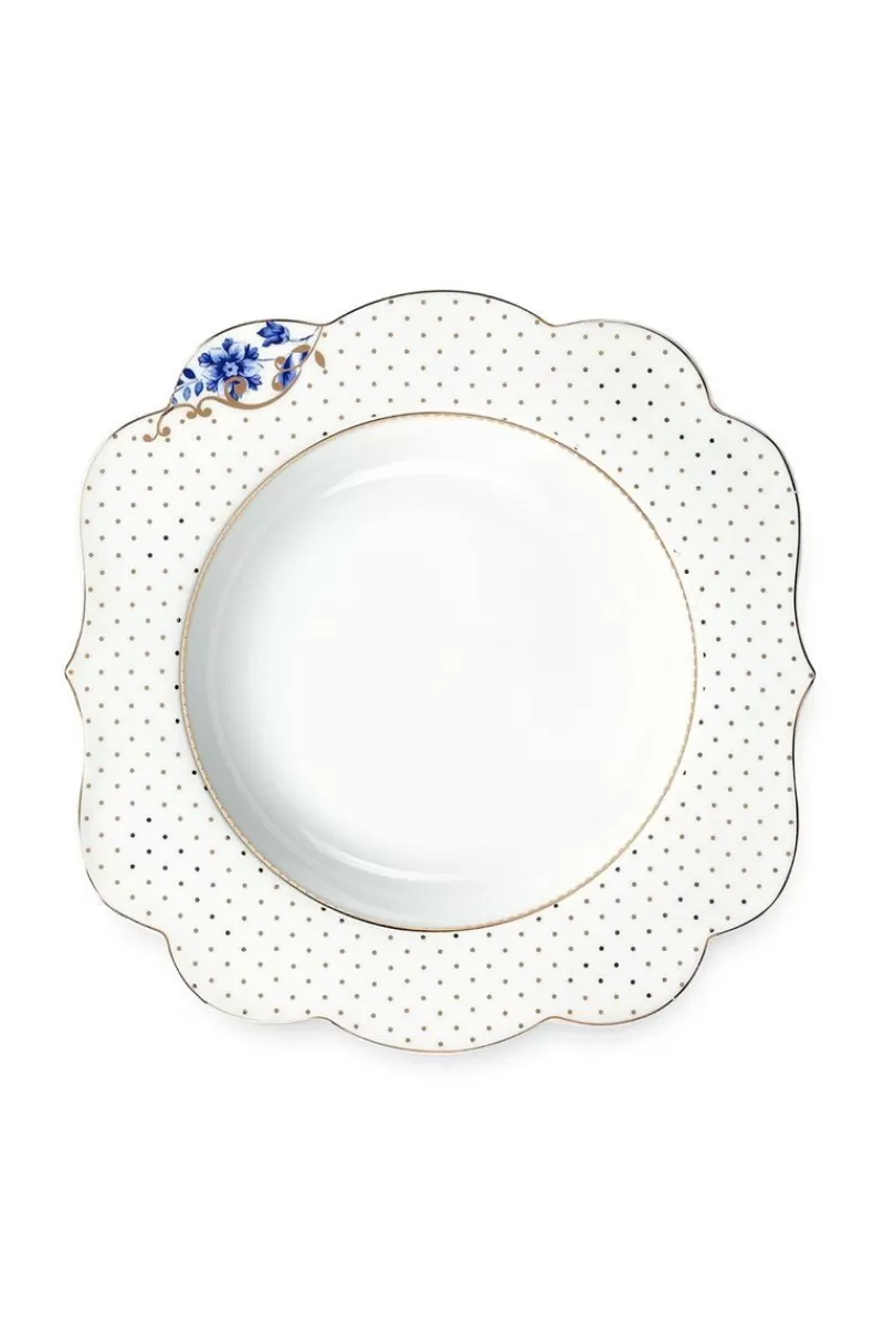 Sale Pip Studio Royal White Suppenteller Golden Dots 23,5 Cm