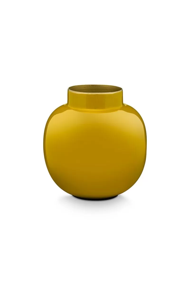 Sale Pip Studio Runde Mini Vase 10 Cm Gelb