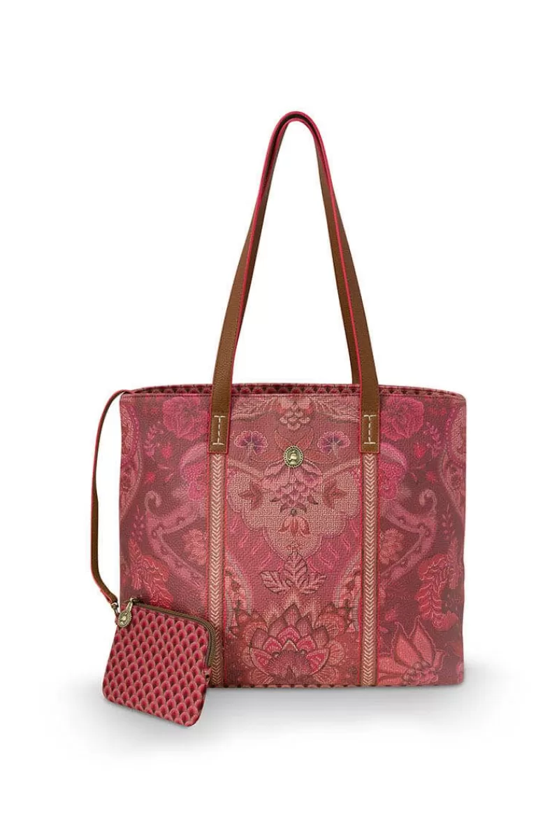 Online Pip Studio Tasche Medium Kyoto Festival Dunkel Rosa