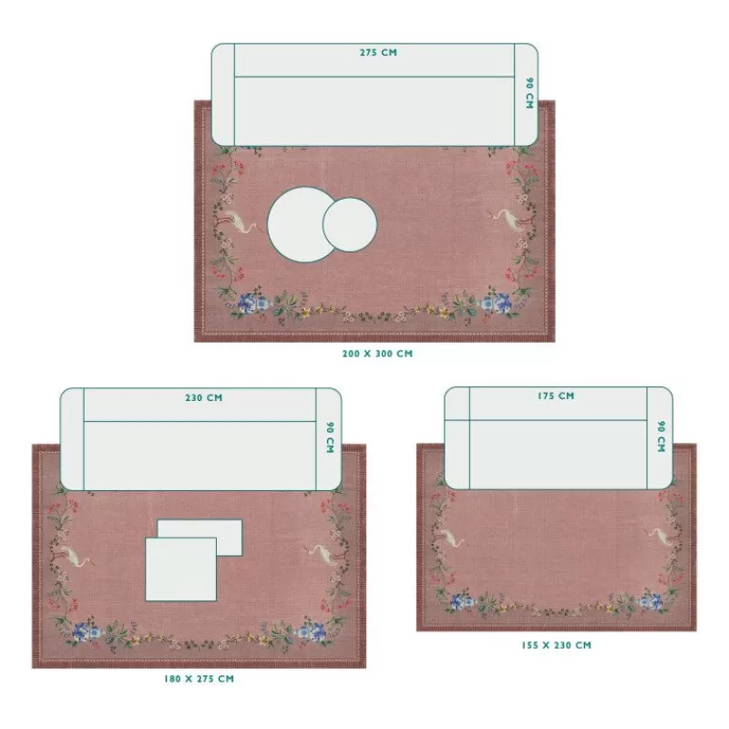 Cheap Pip Studio Teppich Jolie By Pip Vintage Rosa