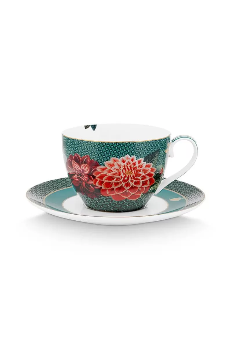 Shop Pip Studio Winter Wonderland Cappuccino Tasse & Untertasse Grun