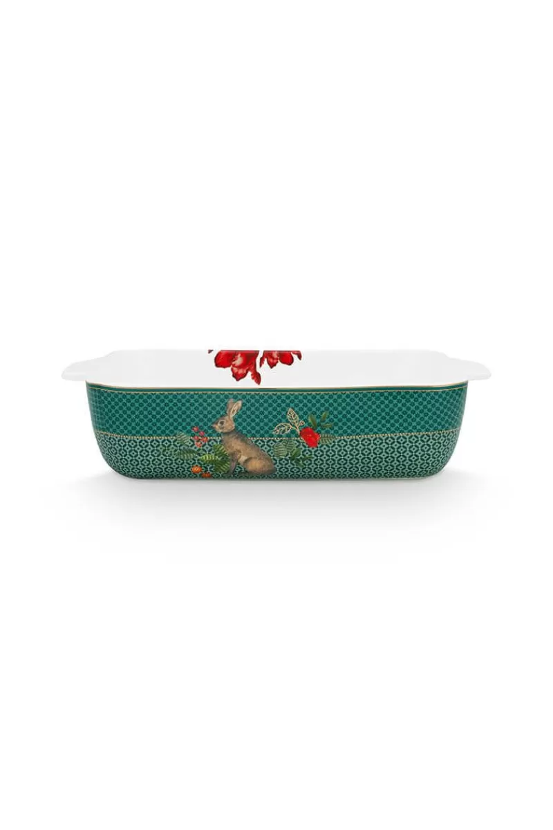 Hot Pip Studio Winter Wonderland Servierschale Rechteckig Gros Grun