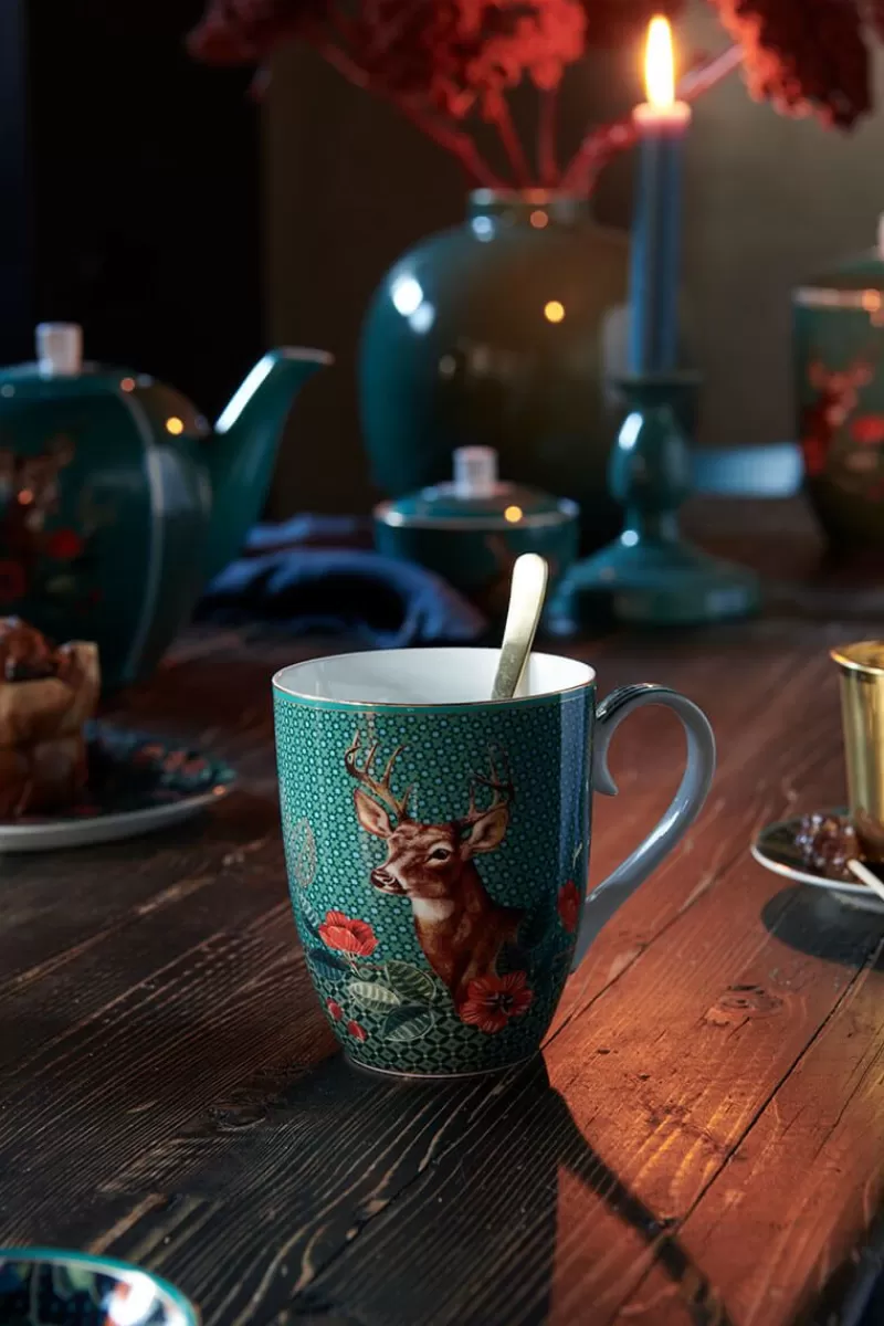 Flash Sale Pip Studio Winter Wonderland Tasse Gross Grun